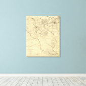 ミシシッピ川の水路流域 キャンバスプリント (インサイチュ (ウッドフロア))