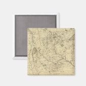 ミシシッピ川の水路流域 マグネット (正面/裏面)