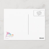 ミシシッピ川の蒸気船 ポストカード (裏面)