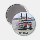 ミシシッピ川の蒸気船 マグネット (正面/裏面)