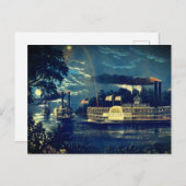 ミシシッピ川の「曲げの丸め」: ポストカード (正面/裏面)