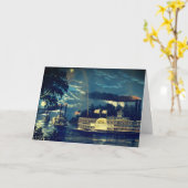 ミシシッピ川の「曲げ丸め」空白の: カード (黄色い花)