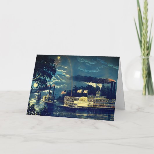 ミシシッピ川の「曲げ丸め」空白の: カード (正面)