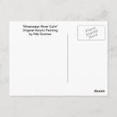 ミシシッピ川ガルズ ポストカード (裏面)