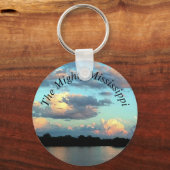 ミシシッピ川サンセット キーホルダー (正面)