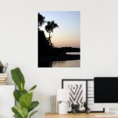 ミシシッピ川サンセット ポスター (ホームオフィス)