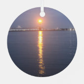 ミシシッピ川サンライズ メタルオーナメント (裏面)