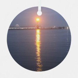 ミシシッピ川サンライズ メタルオーナメント