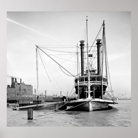 ミシシッピ川パケット1905 ポスター (正面)