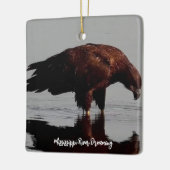 ミシシッピ川フライウェイ:フライウェイ夢を見る セラミックオーナメント (左)