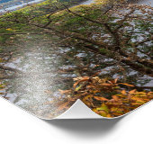 ミシシッピ川ホライゾンアットアイオワ縁ど フォトプリント            (角)