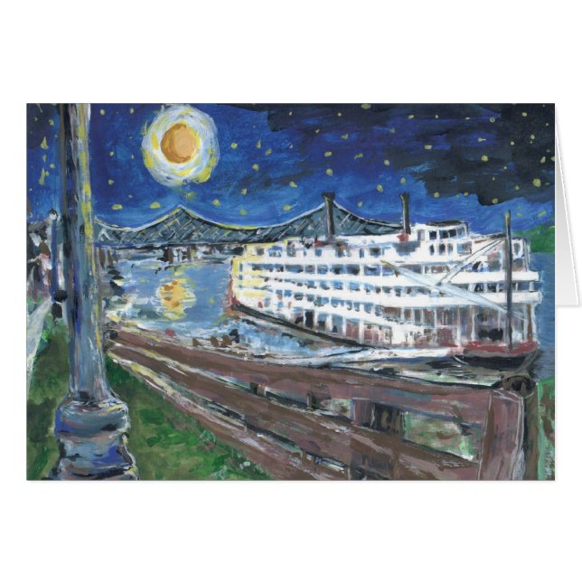 ミシシッピ川ボート (正面横)