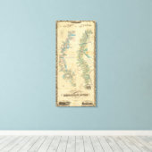 ミシシッピ川下流域の図 キャンバスプリント (インサイチュ (ウッドフロア))