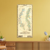 ミシシッピ川下流域の図 キャンバスプリント (インサイチュ (リビング))