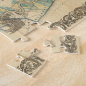 ミシシッピ川下流域の図 ジグソーパズル (側面)