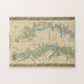 ミシシッピ川下流域の図 ジグソーパズル (横)