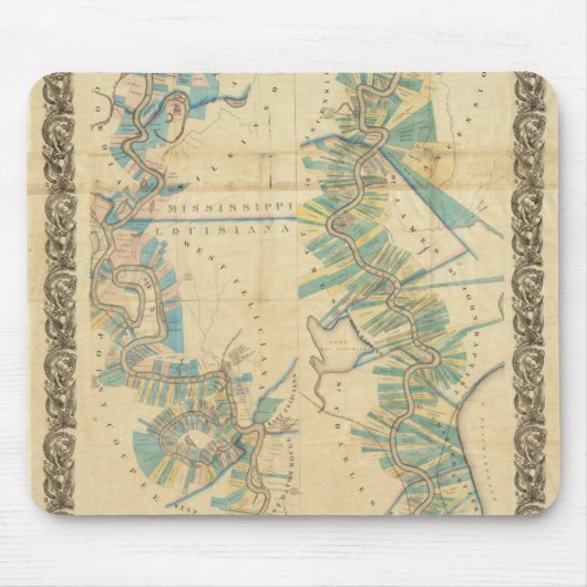 ミシシッピ川下流域図 マウスパッド (正面)