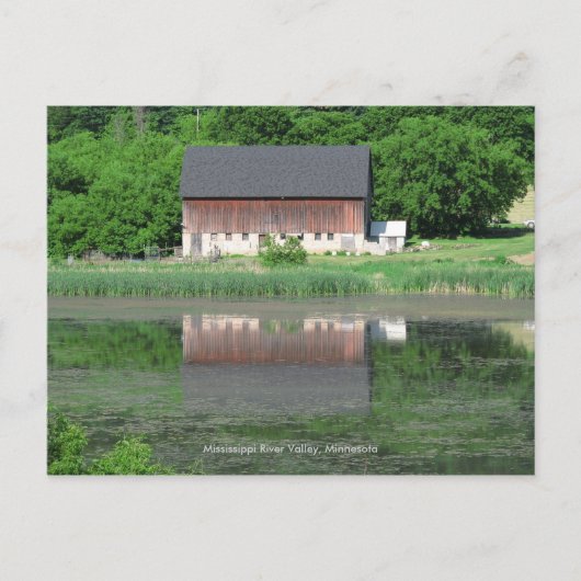 ミシシッピ川渓谷はがき ポストカード (正面)