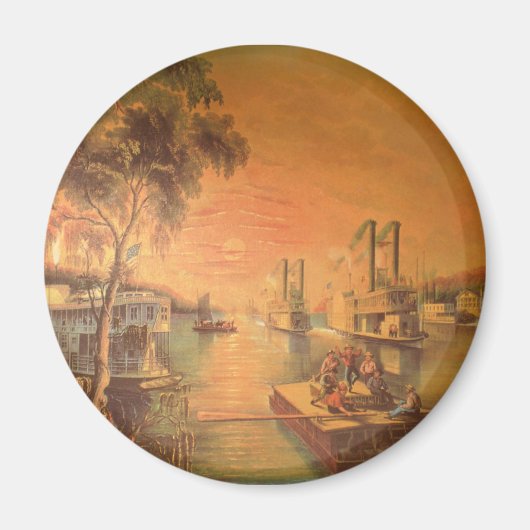 ミシシッピ川磁石 マグネット (正面)