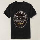 ミシシッピ川自然風光明媚な川 Tシャツ (デザイン正面)