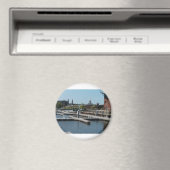 ミシシッピ川、アイオワ氷港ドゥブケ マグネット (インサイチュ (食洗機))