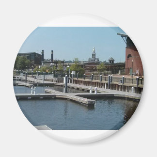 ミシシッピ川、アイオワ氷港ドゥブケ マグネット