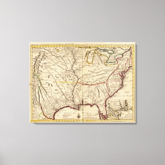 ミシシッピ川 キャンバスプリント (正面)