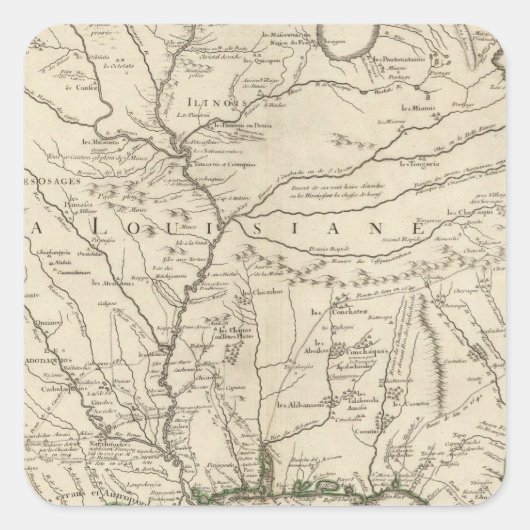 ミシシッピ川 スクエアシール (正面)