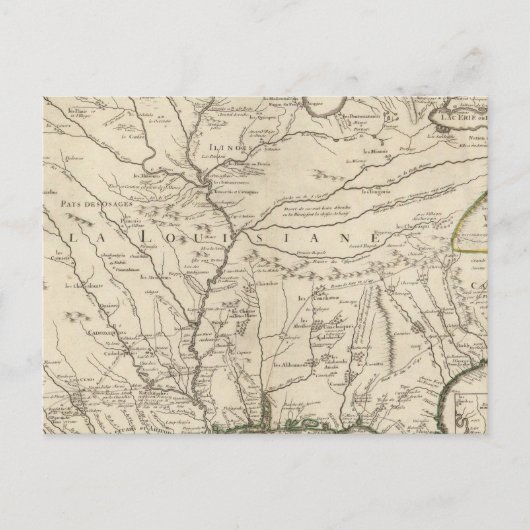 ミシシッピ川 ポストカード (正面)