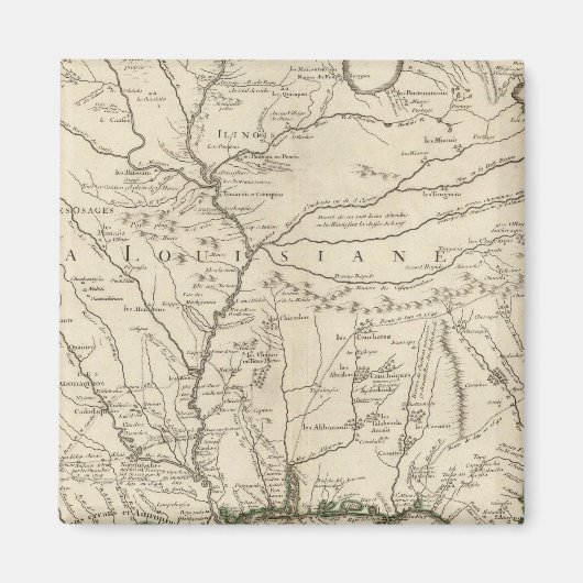 ミシシッピ川 マグネット (正面)