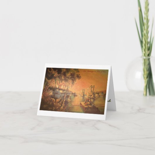 ミシシッピ川 感謝カード (正面)