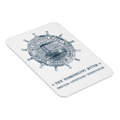 ミシシッピ川。旅行。冒険。発見 マグネット (右側)