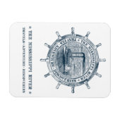 ミシシッピ川。旅行。冒険。発見 マグネット (横)