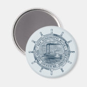 ミシシッピ川。旅行。冒険。発見 マグネット (正面/裏面)