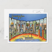 ミシシッピ州からの挨拶 ポストカード (正面/裏面)