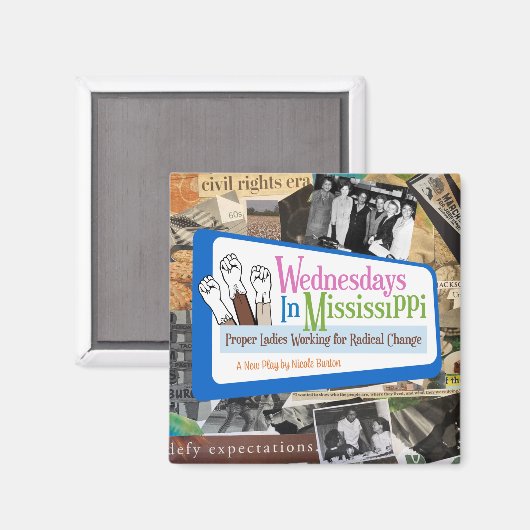 ミシシッピ州のショー・マグネットでの水曜日 マグネット (正面/裏面)