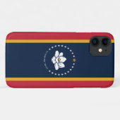 ミシシッピ州の旗 - 新マグノリア旗 Case-Mate iPhoneケース (裏面(横))