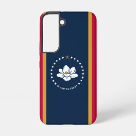 ミシシッピ州の旗 Samsung Galaxy S22 ケース