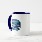 ミシシッピ州アメリカ合衆国 マグカップ (正面左)
