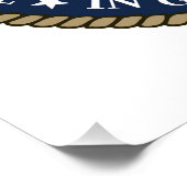 ミシシッピ州シールアメリカ共和国のシンボルフラグ ポスター (コーナー)