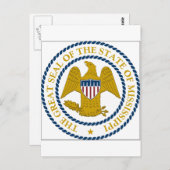 ミシシッピ州シール ポストカード (正面/裏面)