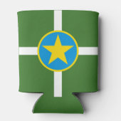 ミシシッピ州ジャクソン市クーラーボックス国旗 缶クーラー (裏面)