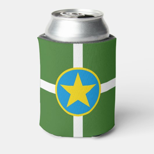 ミシシッピ州ジャクソン市クーラーボックス国旗 缶クーラー (缶裏面)