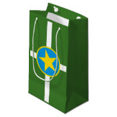 ミシシッピ州ジャクソン市旗 スモールペーパーバッグ (正面アングル)