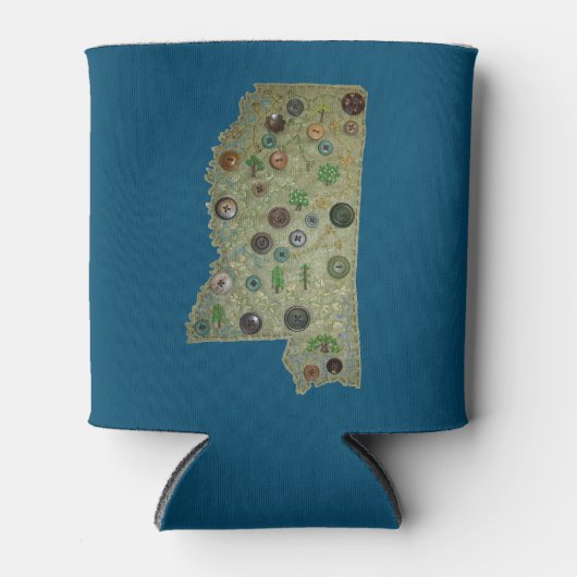 ミシシッピ州パークス・クージー！ 缶クーラー (正面)