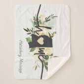 ミシシッピ州パーソナライズされたホームシティ素朴 シェルパブランケット (正面)