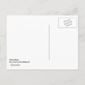 ミシシッピ州フラワーコラージュの地図 ポストカード (裏面)