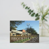 ミシシッピ州ブルックヘブン – ホームシーカーの楽園 ポストカード (スタンド正面)