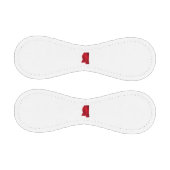 ミシシッピ州マップのシルエット 野球ボール (パネル)