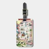 ミシシッピ州ラゲッジタグ ラゲッジタグ (正面縦)